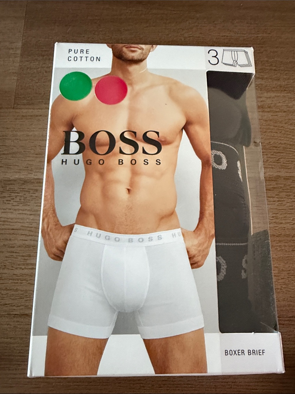 NWT Hugo Boss Black Men's Boxer Briefs - Pack of 3 size Small